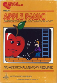 Apple Panic Vic-20  box art